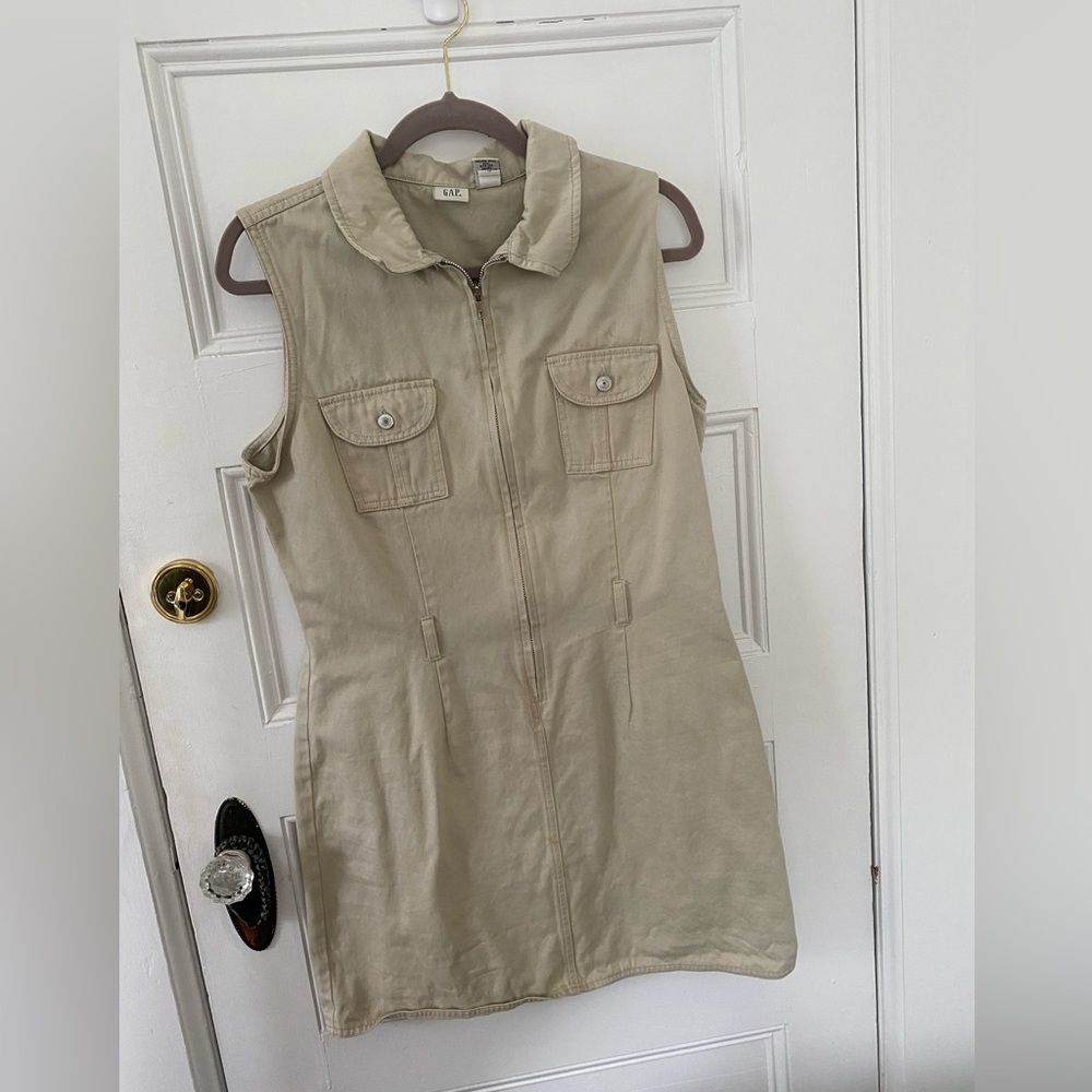 Khaki colored dress